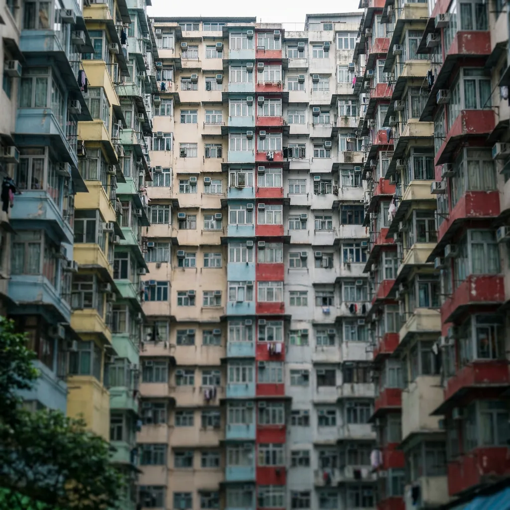 帖文示範:鰂魚涌一排排嘅住宅大廈